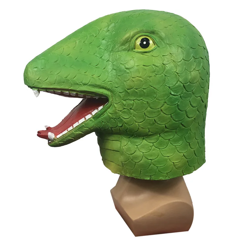 New Hot Realistic Snake Latex Mask Cobra Snake Horror Animal Head ...