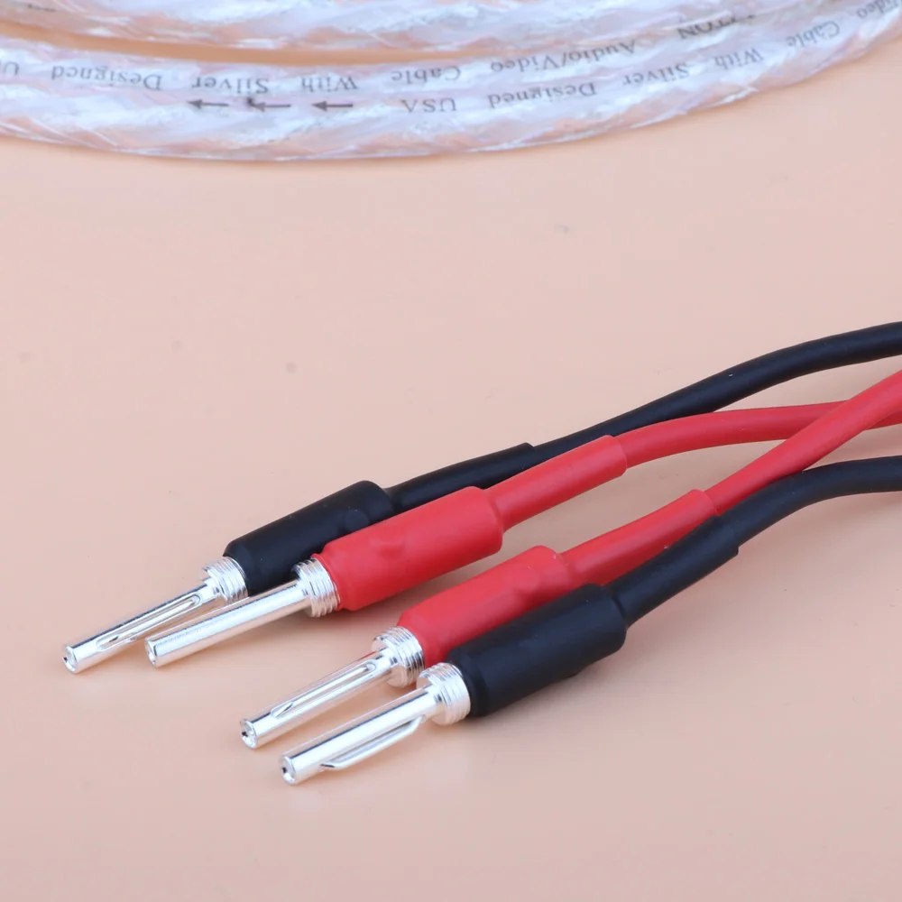 Yter Audiophile Hiend Hi Fi аудио разъем типа &quotбанан&quot AMP Кабель Динамика провод 3mm2 банан