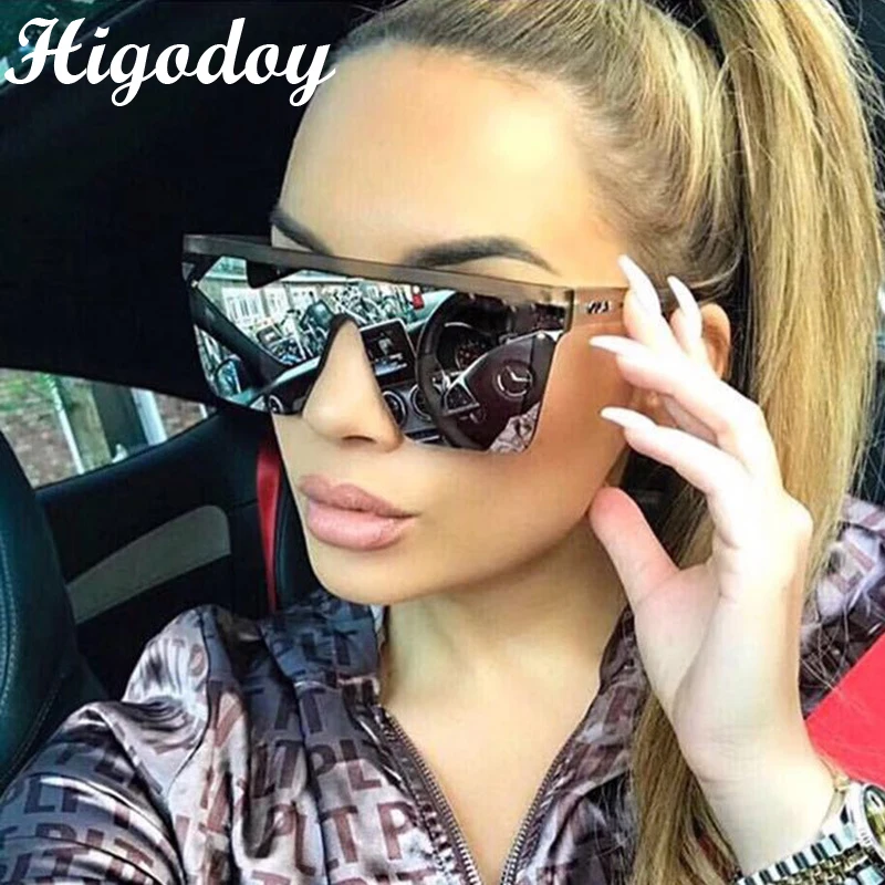 Винтажные большие солнцезащитные очки Higodoy для мужчин и женщин квадратные