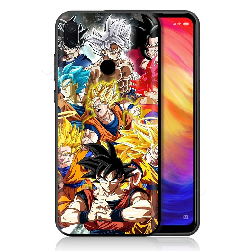 Чехол Dragon Ball Z Super DBZ Goku для Xiaomi Redmi 4A 4X5 5A 6 6A 7 7A S2 Note Go K20 Pro Plus Prime 8T - Цвет: 3