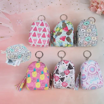 

For Women Girls New Mini Coin Bag Earphone Package Purse Keys Card Holder Wallet Money Bags
