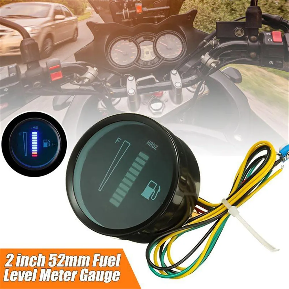 Car Fuel Gauge Led Fuel Level Moto Meter Gauge Fuel Level Sensor For
