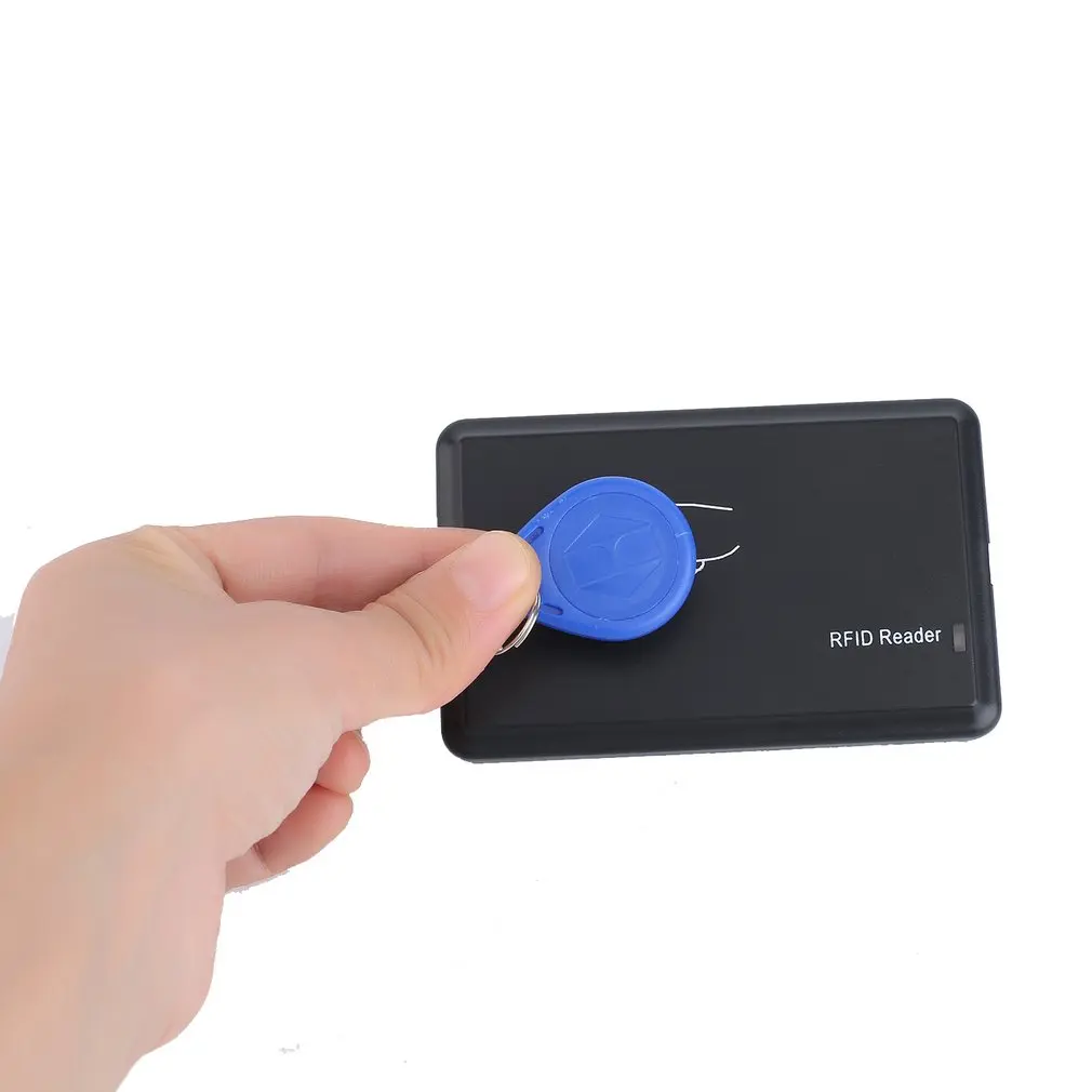 

USB 125Khz RFID EM4305 T5567 Card Reader/Writer Copier/Writer Programmer Burner + 5 ID Key Buckles + 5 ID Cards rfid Reader