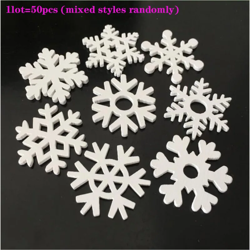 白色雪花圣诞系列木片-800-主图