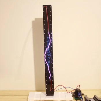 

New Level 20 DIY Assemble Pulse High Voltage Marx Generator Lightning Experiment Kit (Bulk Version, No ZVS High Voltage Power )