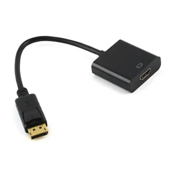 

Displayport DP To HDMI Adapter Cable DP Displayport Male To HDMI Female Converter Adapter Cable Cord For PC Laptop