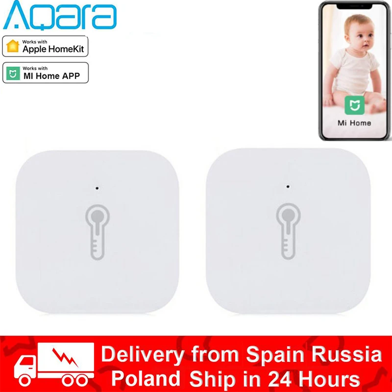 Датчик температуры и влажности Xiaomi Aqara датчик атмосферного давления окружающей