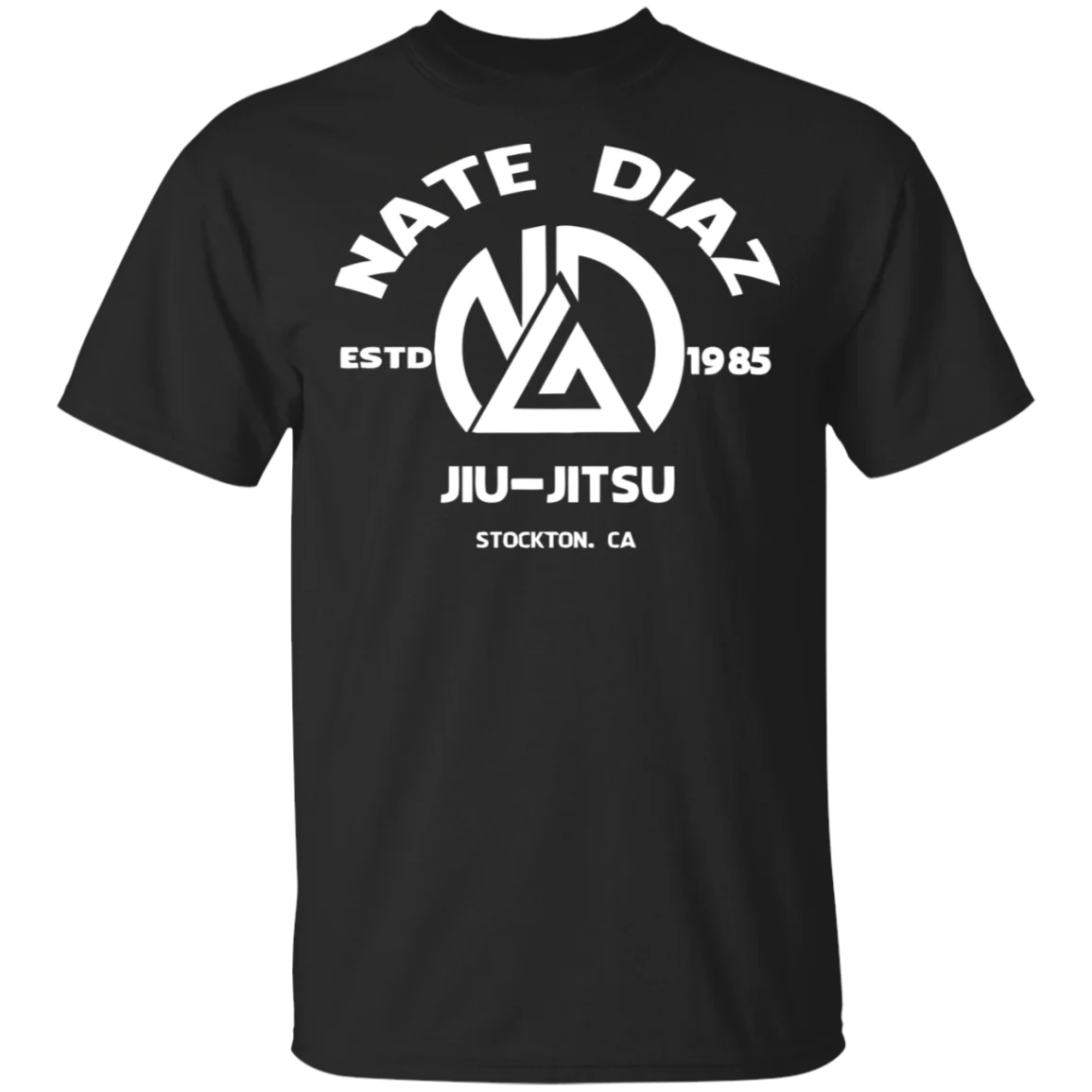 Нейт Диас Jiu Jitsu Stockton Asphalt футболка Черная для мужчин-женщин 31St 30Th 40Th 50Th День