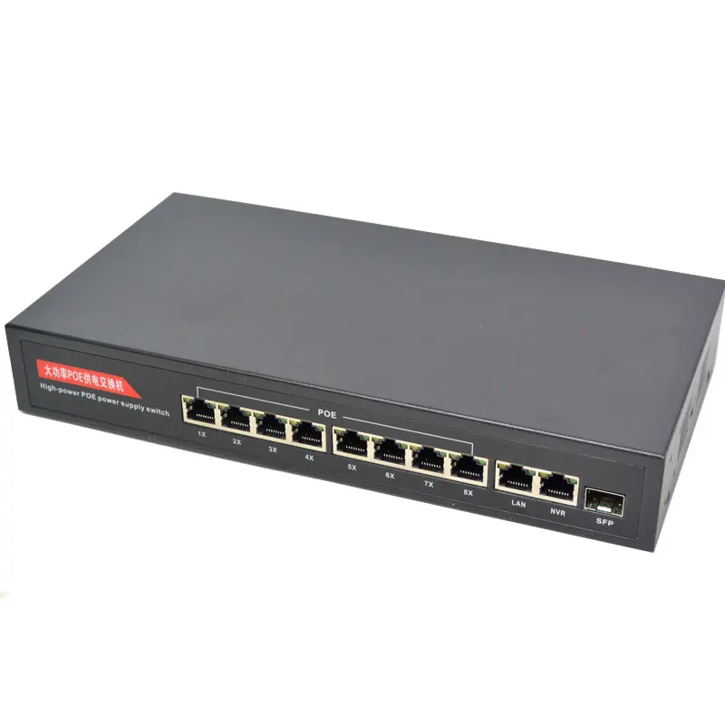 52V гигабитный коммутатор питания через Ethernet 24 Порты и разъёмы Ieee802.3af/at ip-камер, подключаемых через сетевой коммутатор Gigabit Беспроводной wifi маршрутизатор AP 10/100/1000 Мбит/с Стандартный концентратор
