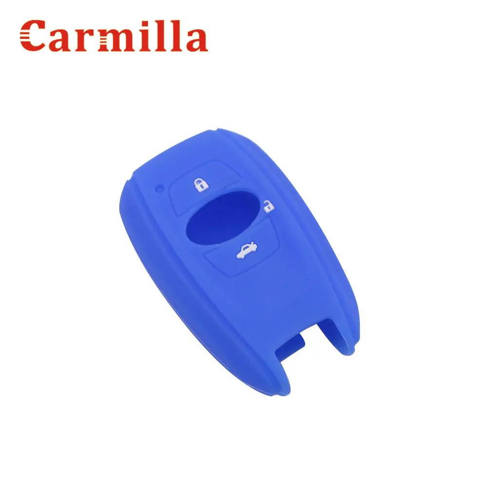 Силиконовый автомобильный смарт брелок Carmilla защитный чехол держатель для Subaru