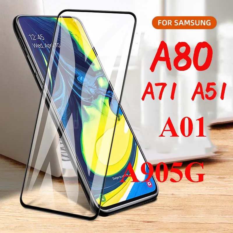 Закаленное стекло для Samsung Galaxy A50 A20 A30 A40 A20s A30s Защитная пленка экрана Samsyng Galax A90 A80