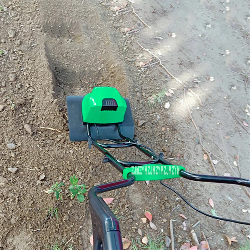 TLEG-01A Mini Tiller Electric Plough Machine Cultivator Scarifier Garden Household Soil Ploughing Digging Loosening Equipment 6