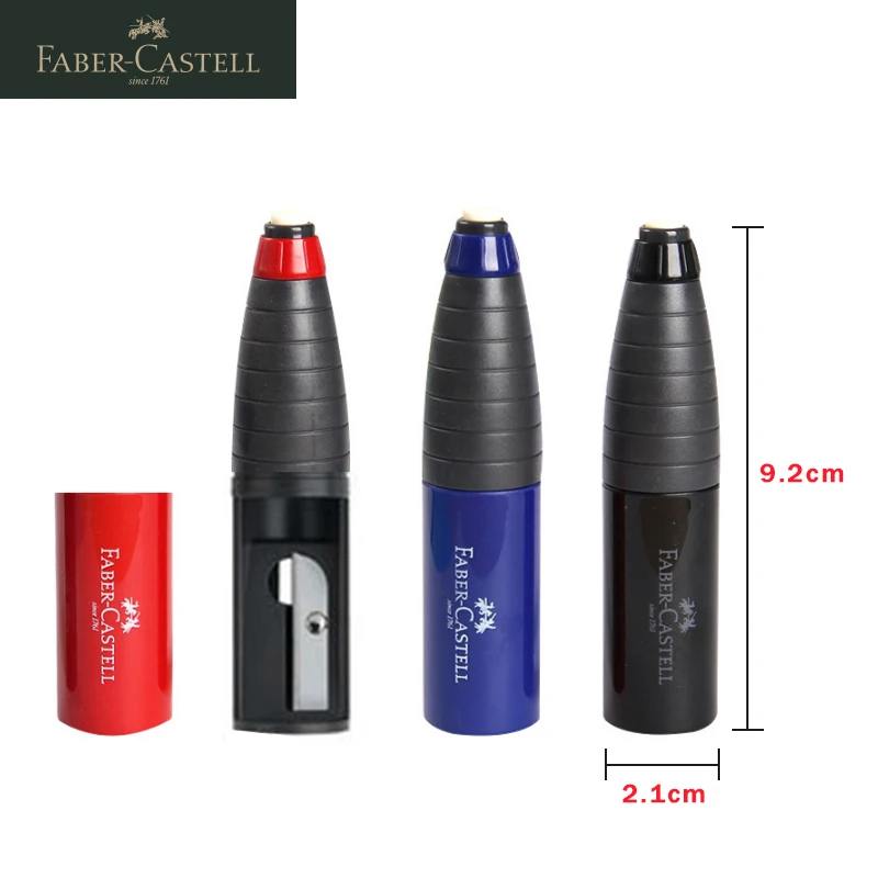 Single Faber-Castell Grip Plus Eraser Sharpener Duo 3 Colours Available 
