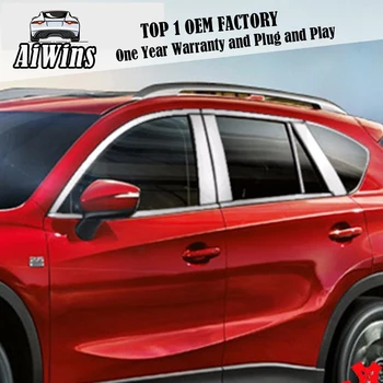 

Aiwins For Mazda CX-5 Window trim chrome sticker car styling 2013-2017 CX-5 Dedicated modified stainless steel window trim