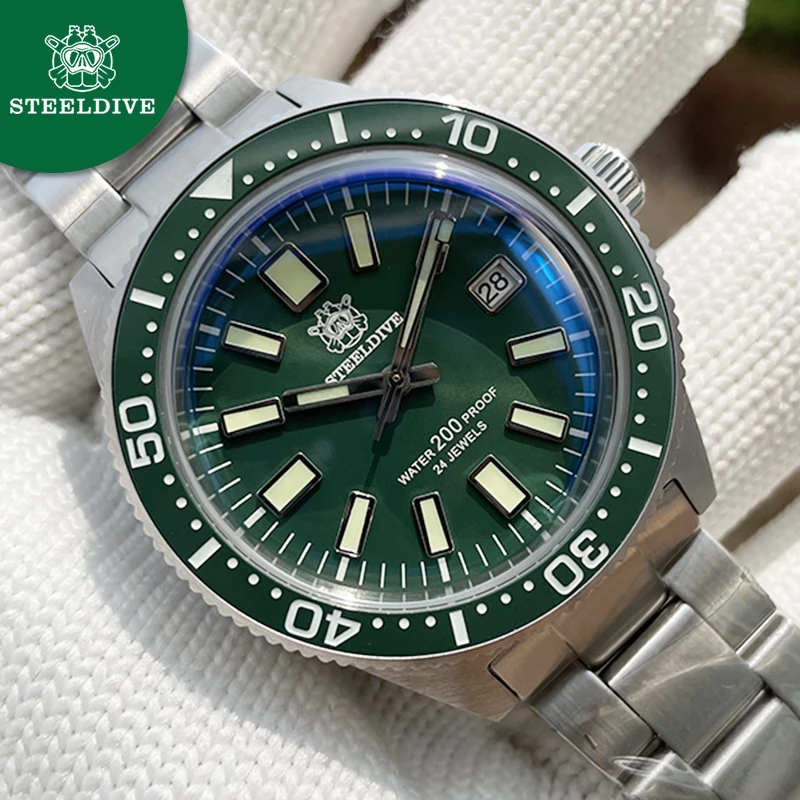 1962 NH35 Heren Mechanisch Horloge 200M Waterdicht Automatisch Lichtgevende Saffier Glas Duikhorloge Horloges| - AliExpress