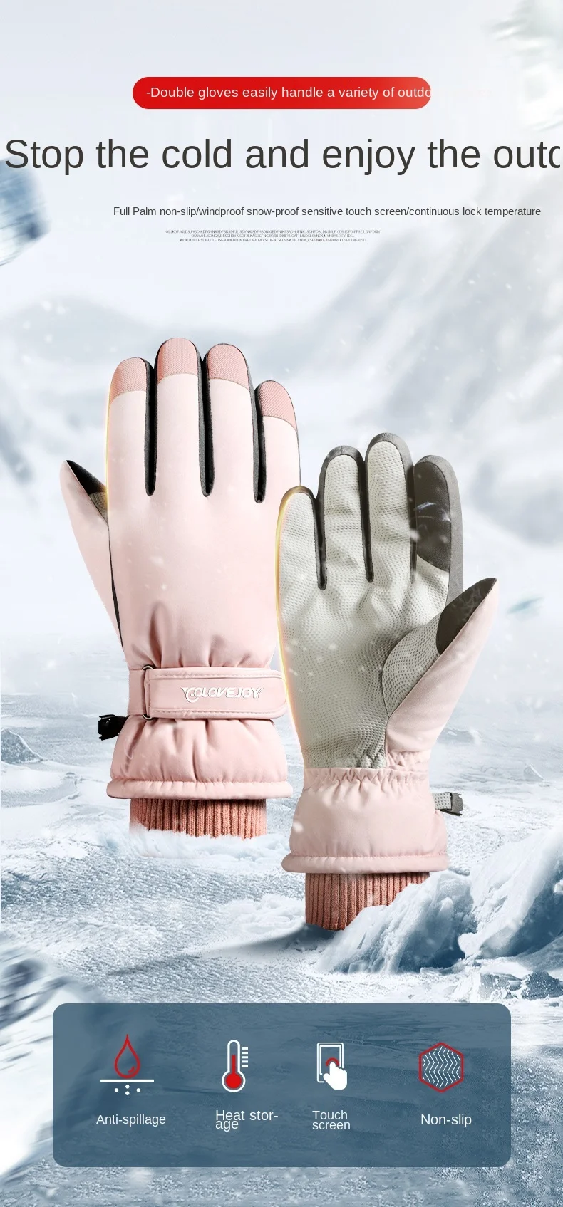 GANT DE SKI DE FOND CHAUD 500 ADULTE pour les clubs et collectivités | Decathlon Pro