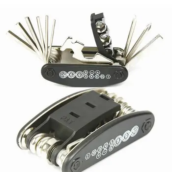 

1PC 15 In 1 Multifunction Bicycle Repair Tools Cycling Screwdriver Tool Kit Hex Spoke Bicycle Accessories Bike Repair Tool