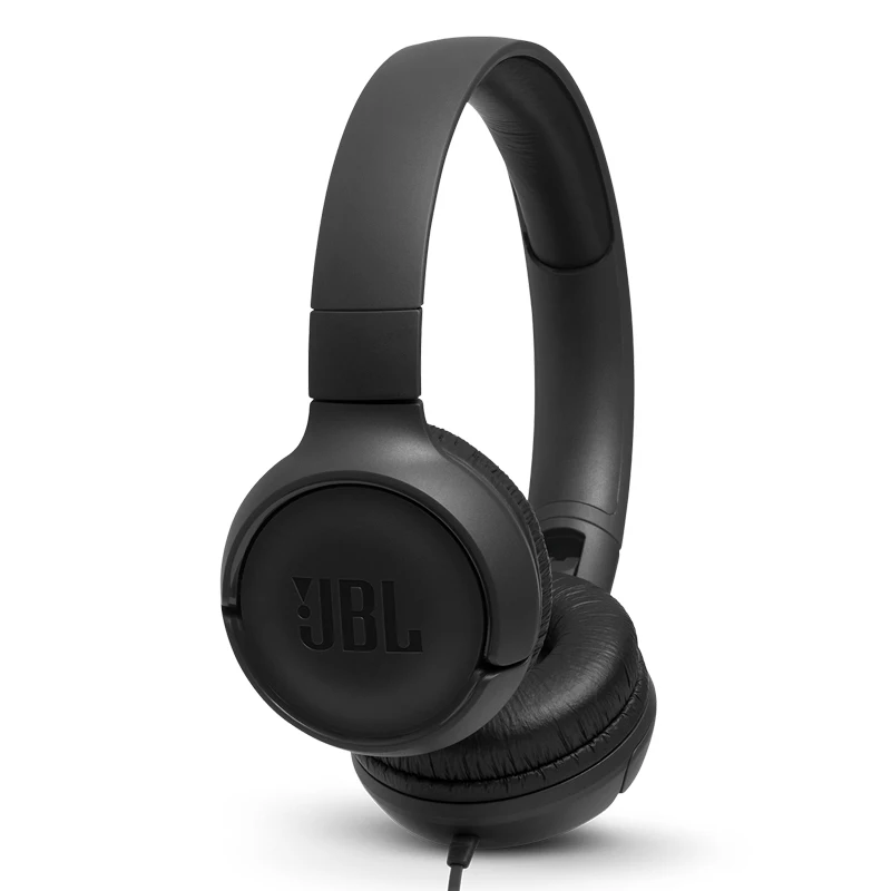 JBL T500 проводной чистый бас наушники спортивные игры тренажерный зал гарнитура складная 1-кнопочный пульт светильник с микрофоном для iPhone