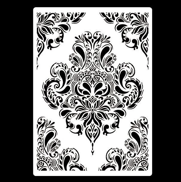 A4 size Flower Wall Painting Stencils Stamp Scrapbook Album Decorative Embossing Craft Paper DIY Flower Label Stencil