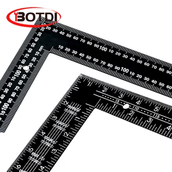 

90 degree right angle square ruler measuring angle right angle stainless steel rustproof woodworking leather DIY