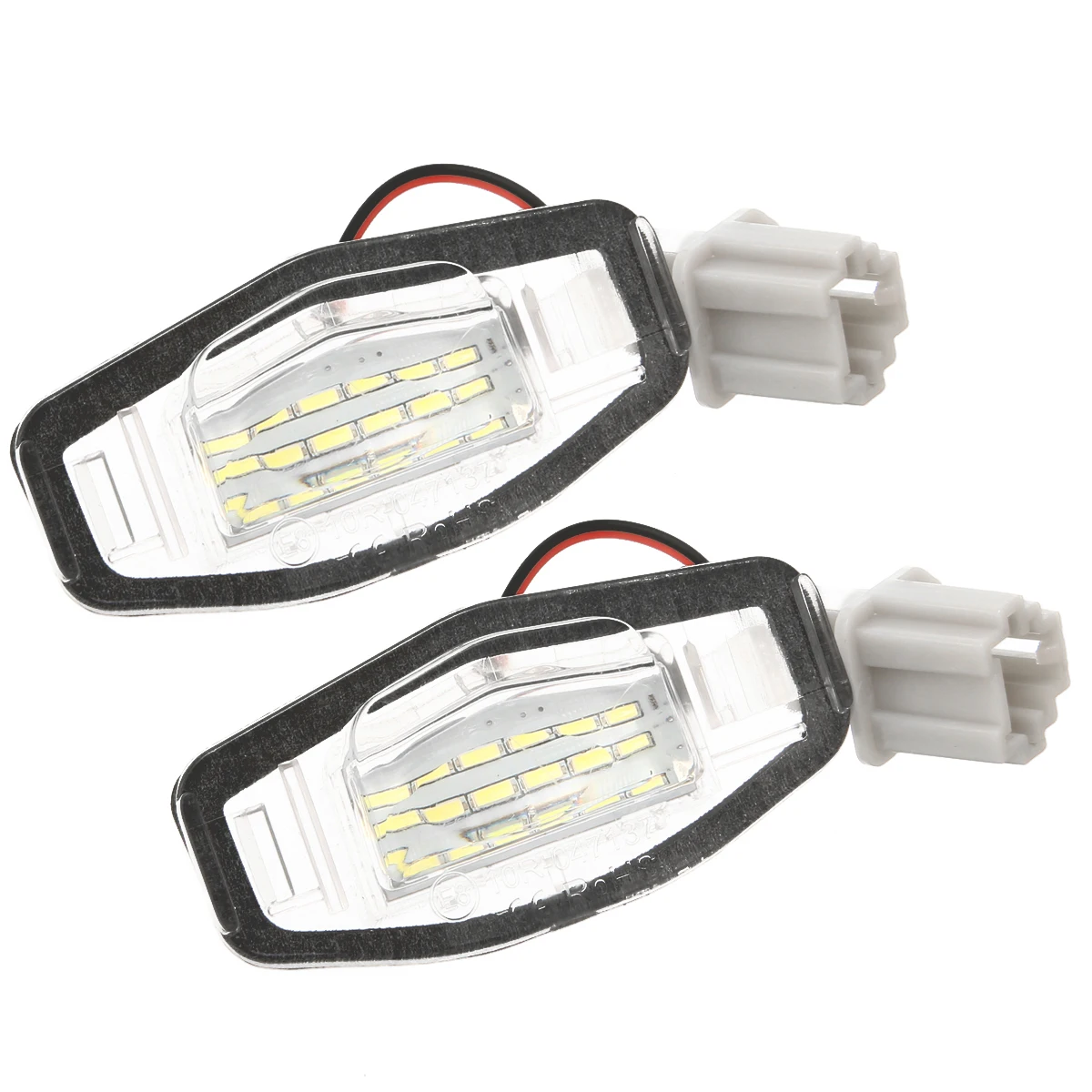 2x18 прямая посадка светодиодный номерной знак света для Acura TL TSX MDX Honda Civic Accord Odyssey Pilot Xenon Белый