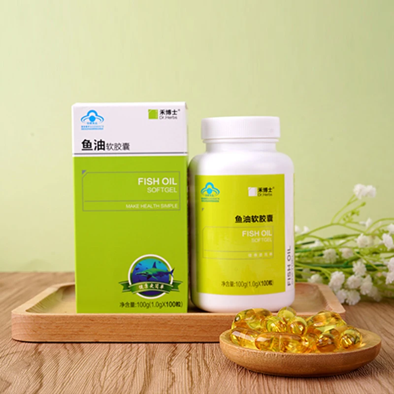 2 бутылки Омега 3 капсулы для рыбьего масла глубоководное Рыбное масло DHA EPA