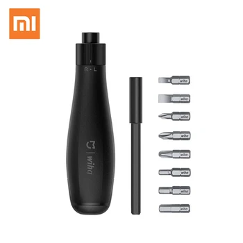 

Xiaomi Mijia Wiha 8 in 1 Screwdriver Kit Multi-function Steel Screwd Bits with Extension Rod Magnetic Adsorption Repair Tools