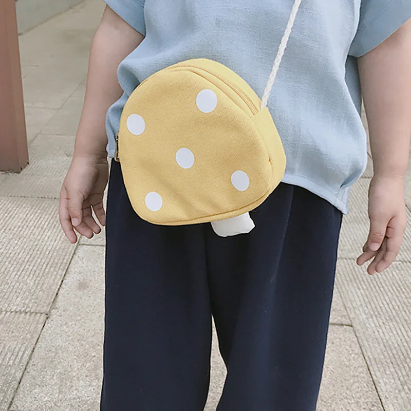 Детская сумка, милый гриб, дизайн, сумка через плечо, модная детская сумка на плечо для девочек, Новое поступление
