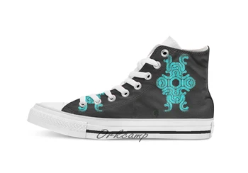 

Shadow of the Colossus Sigil Mark" Colossus weak point Custom Casual High Top lace-up Canvas shoes sneakers Drop shipping