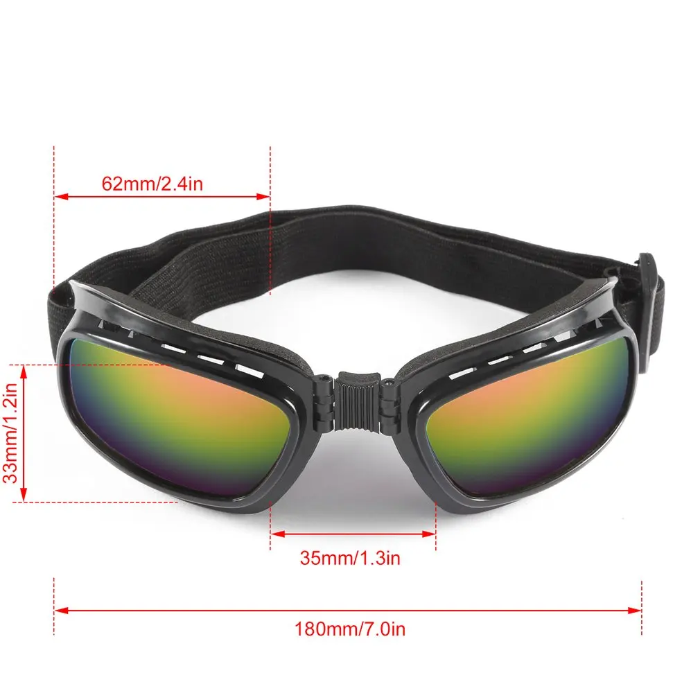 Motorcycle Glasses Anti Glare Motocross Sunglasses Sports Ski Goggles Windproof Dustproof UV Protection
