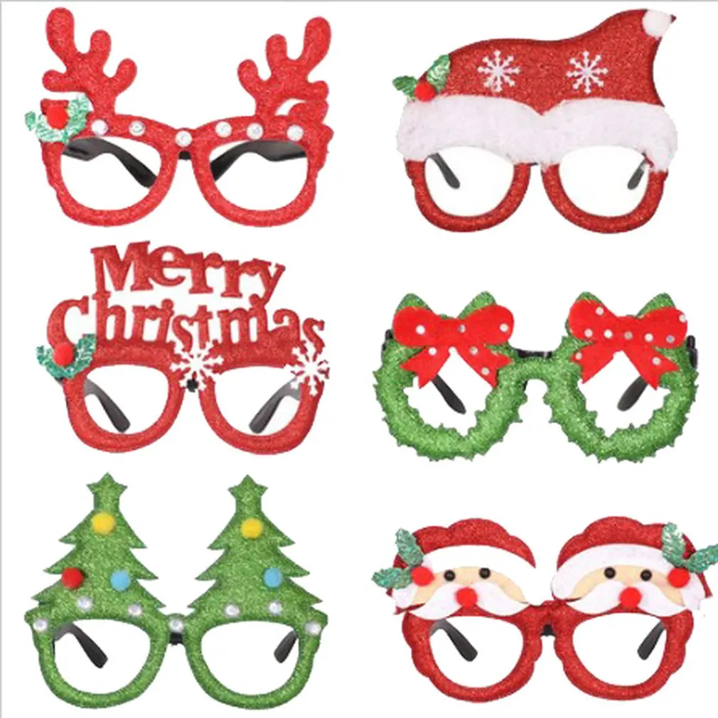 

Christmas Decorative Glasses For Adults Children Christmas Gifts Holiday Supplies Party Creative Old People'S Glasses