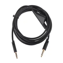 Replaced Audio Earphone Cable with Volume Control Function for Astro A10 A40 G233 Gaming Headset replaced audio earphone cable with volume control function for astro a10 a40 g233 gaming headset