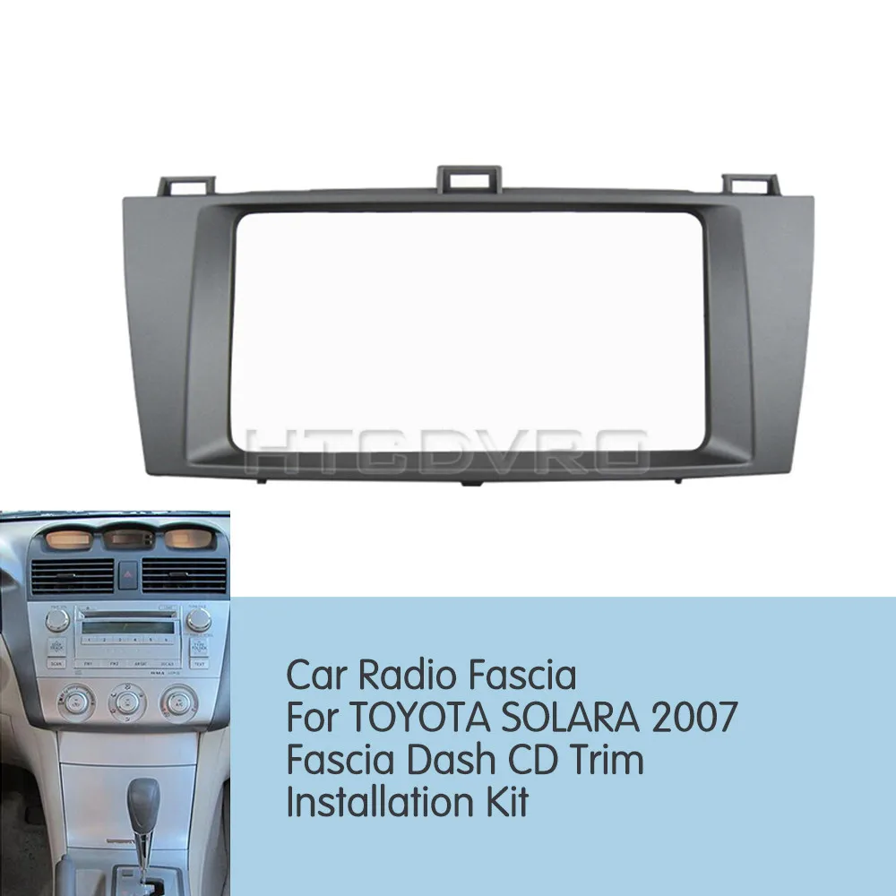 YMODVHT 202x102mm Car Radio Fascia for Toyota Solara 2007 Stereo Panel Dash Mount Trim Installation Kit Frame | Автомобили и