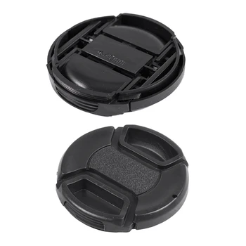 

2 Pcs Universal Snap-On Lens Cap Center Pinch Front Lens Cap for DSLR Camera, 52Mm & 49Mm