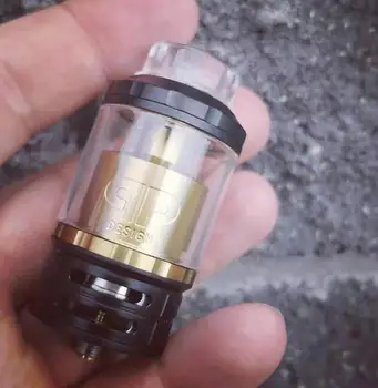 

QP Designs Fatality M25 RTA tank 25mm Diameter 4ml 5ml capacity dual single coil Rebuildable RTA 810 Drip Tip top filling tank