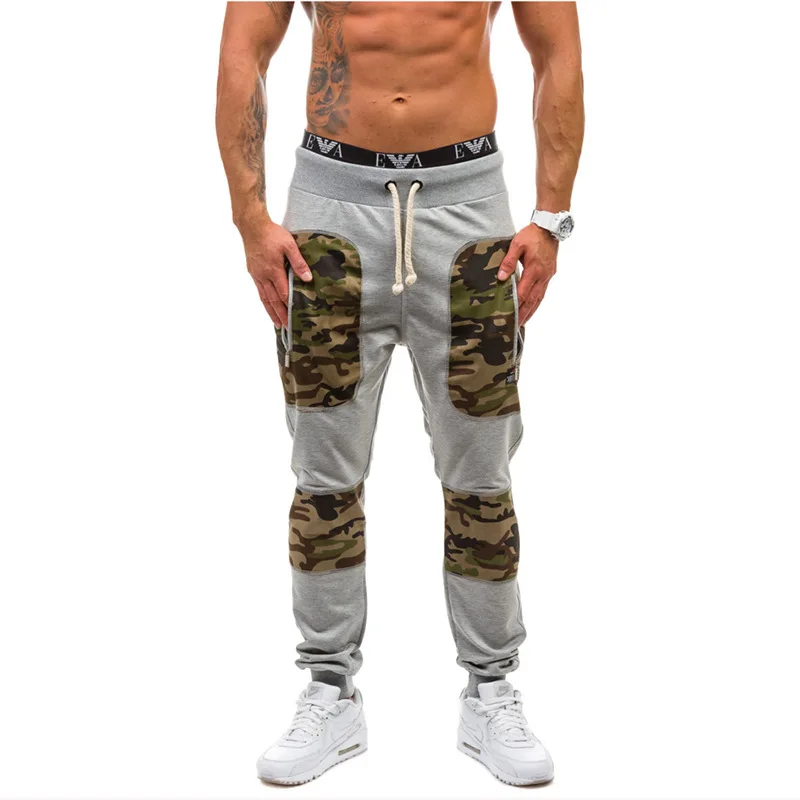 

Hot Models MEN'S Sweatpants-Style Joint Camouflage Pants Trousers Men's Skinny Pants