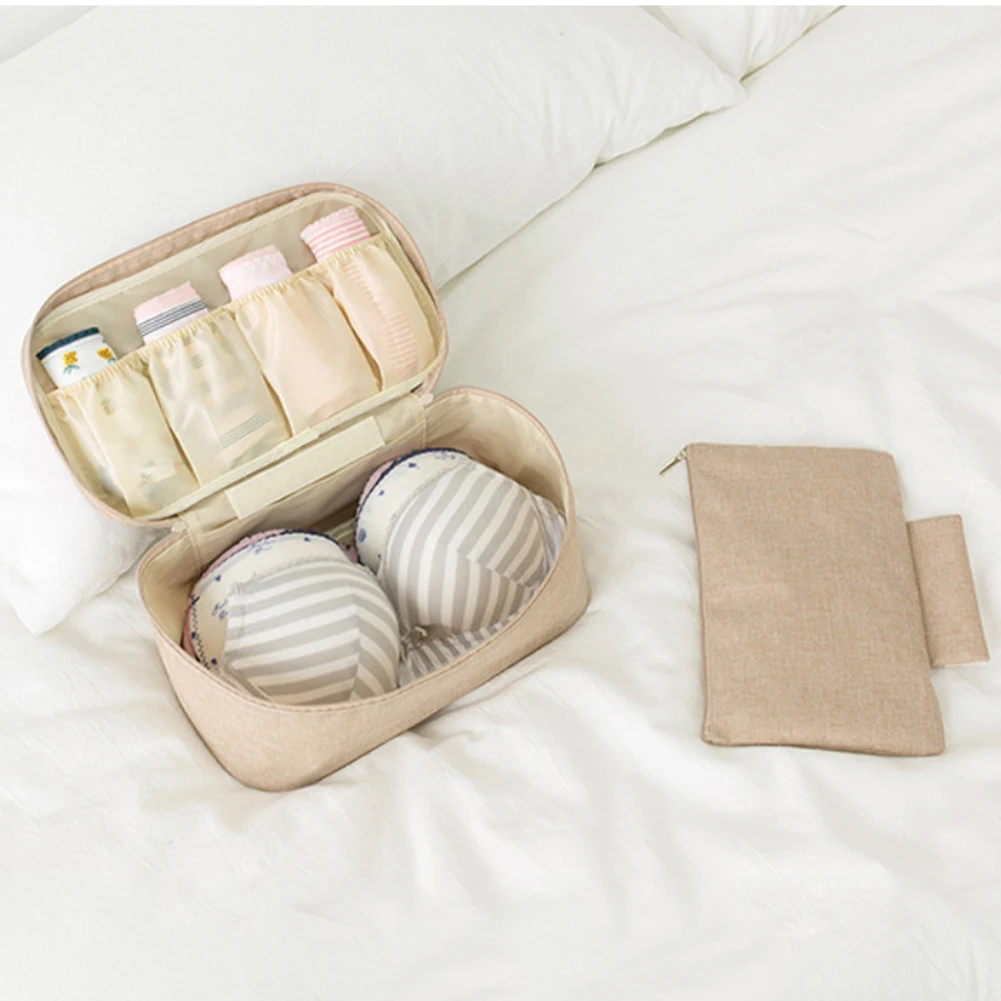 Fashion Durable Handheld Underwear Makeup Toiletry Wash Holder Waterproof Storage Bag