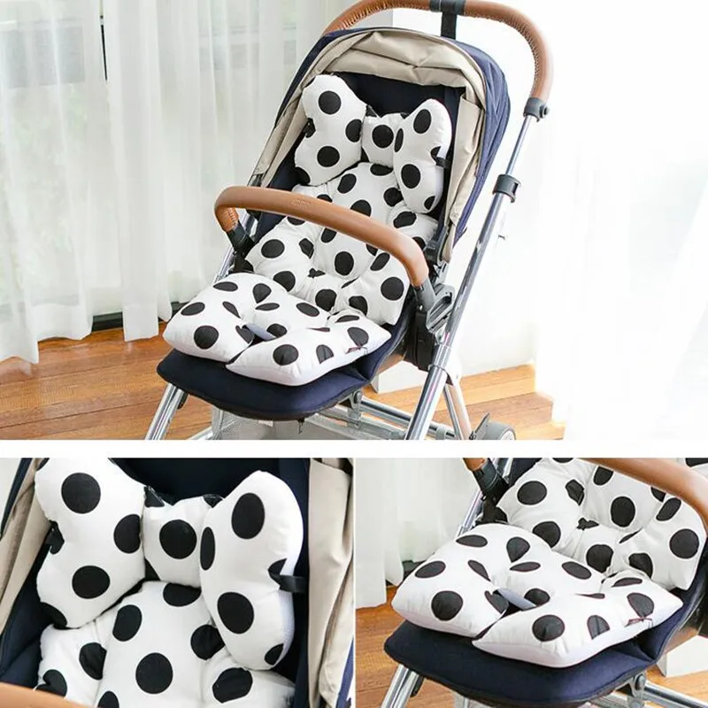 baby stroller cover net Baby Stroller Liner Babi Car Seat Cushion Cotton Seat Pad Infant Child Cart Mattress Mat Kids Carriage Pram Stroller Accessories stroller accessories for baby boy	