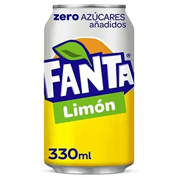

Refresco de limón Fanta Zero lata 33 cl