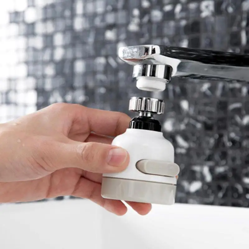 

360 Degree Rotatable Faucet Nozzle Oxygen Splashing Water Saving Tap Kitchen Bathroom Faucets Water Filter Parts Universal