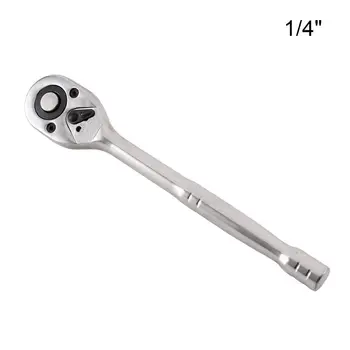 

1PC HEAVY DUTY QUICK RELEASE RATCHET HANDLE SET 1/4\" DR CARBON STEEL