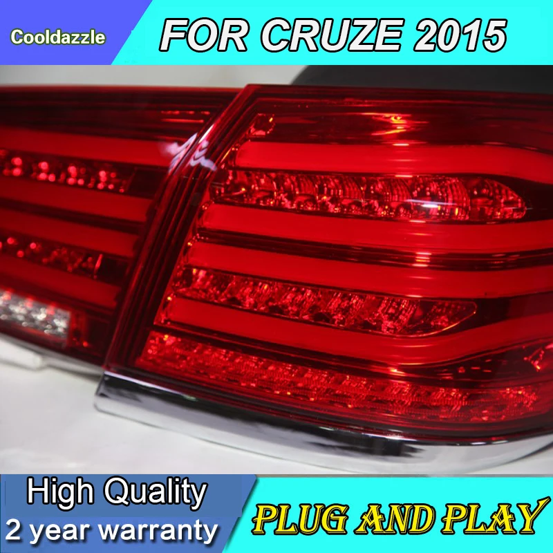 Для CHEVROLET 2015 год Cruze Светодиодные ленты сзади светильник светодиодный задний