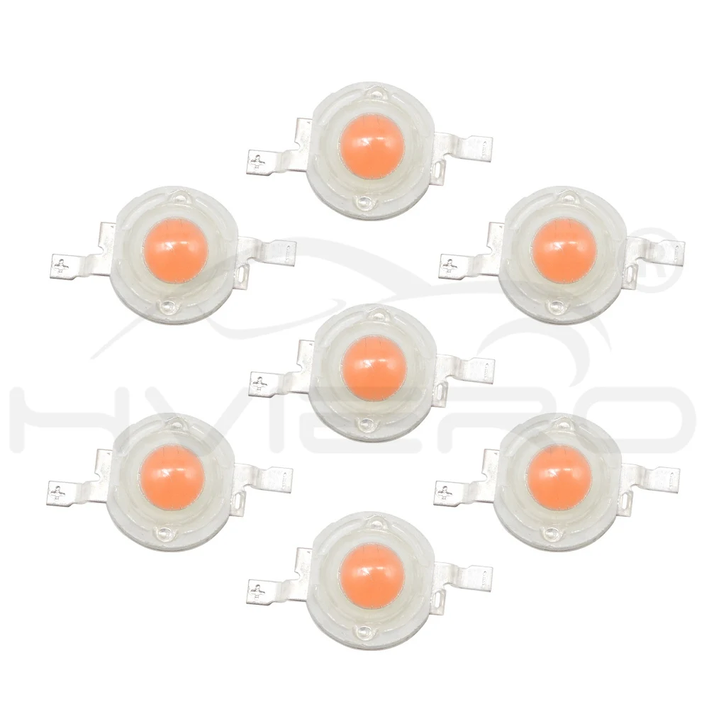 Hviero 3W High Power Chip white Red Blue Green light Bead Emitter LED Bulb Diodes Lamp Beads with 20mm Star PCB Platine Heatsink