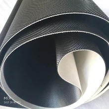 Производитель черная Алмазная беговая дорожка конвейерная лента плоская трансмиссионная лента