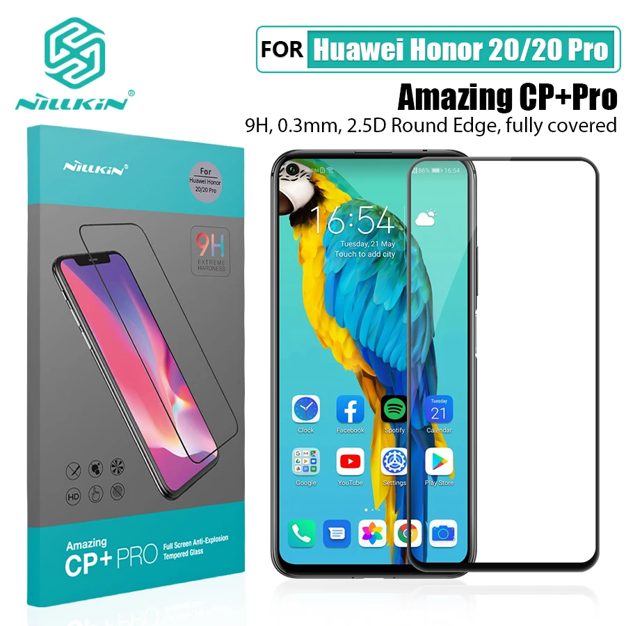 Защитное стекло NILLKIN Amazing H/H + PRO 9H для Huawei Honor 20 pro 6 26|Защитные стёкла и плёнки| |