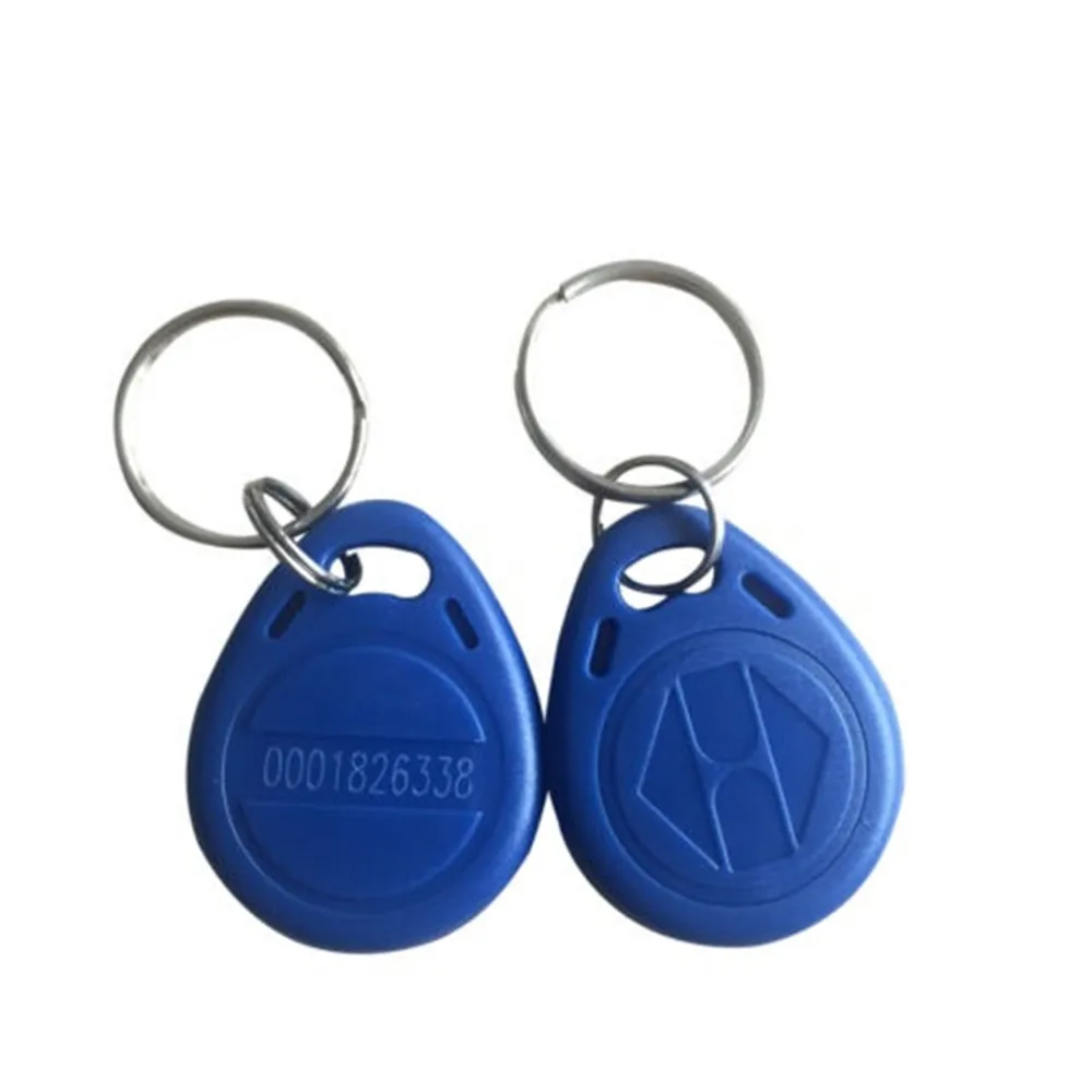 Blue 100 шт. EM4100 TK4100 чтение только Брелоки Брелок 125 кГц RFID Близость EM ID Токен метка бирка для контрольно-пропускной системы аксессуары - Цвет: Blue