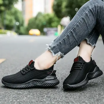 

2019 new women's shoes breathable sports shoes students wild white casual shoes breathable shock running women's shoes