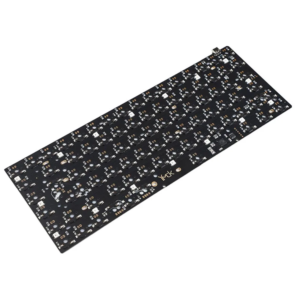 75% Механическая игровая клавиатура DIY PCB Plate Black KAILH Hot Swap Support Qmk Via 4 макет |