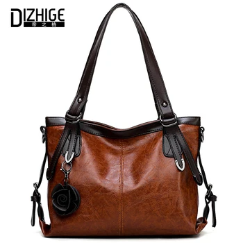 

Large Capacity Crossbody Bags for Women 2020 Vintage Tassel Soft Leather Luxury Handbags Women Bags Designer Ladies Shoulder Bag