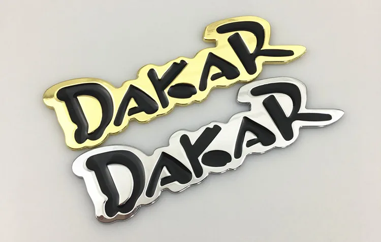 Классные металлические наклейки на бампер dakaresuv Натяжные внедорожные наклейки на бампер модифицированные